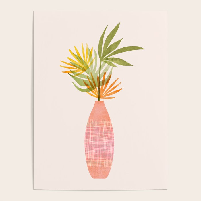 Simple Modern Tropical Bouquet Poster Gallery Image 4