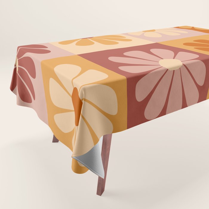70's Daisy Bloom  Tablecloth Gallery Image 1