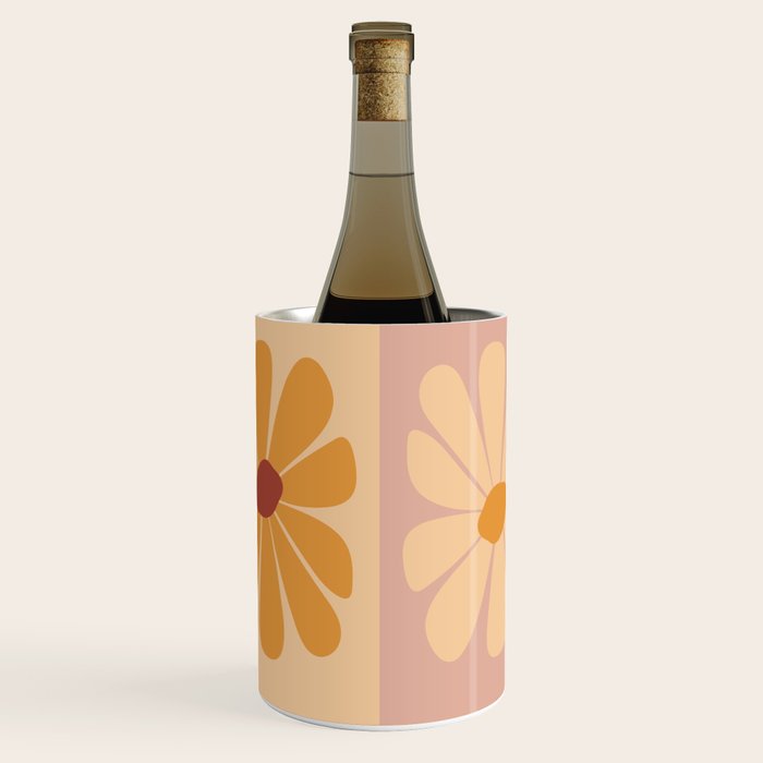 70's Daisy Bloom  Wine Chiller Gallery Image 1