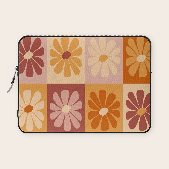 70's Daisy Bloom  Laptop Sleeve Gallery Image 1