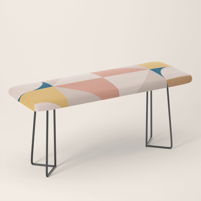 Modern Geometric 73A Bench Gallery Image 1