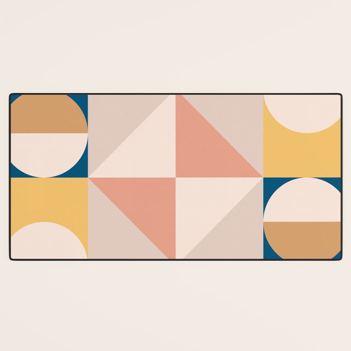Modern Geometric 73A Desk Mat Gallery Image 3