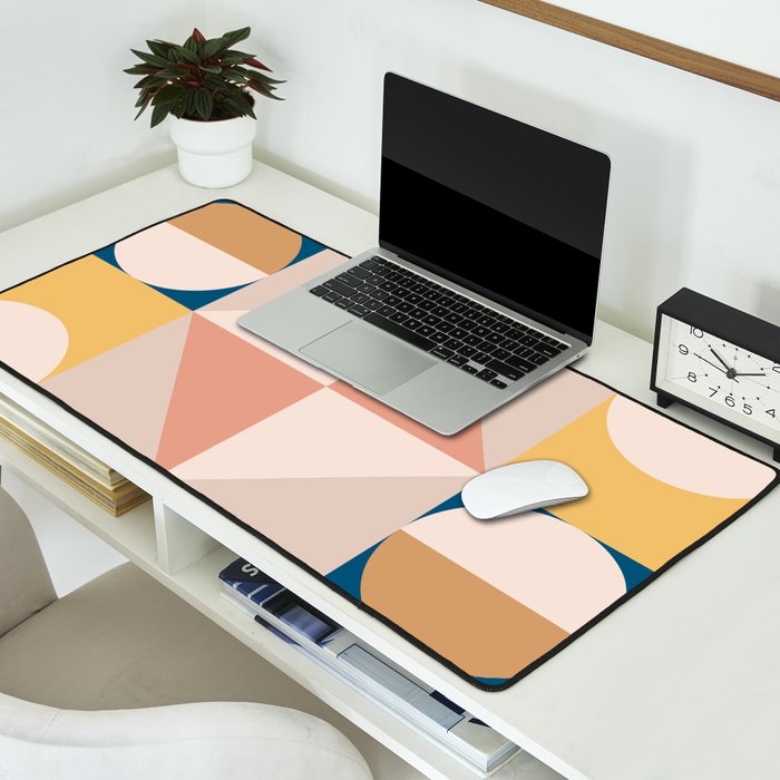 Modern Geometric 73A Desk Mat Gallery Image 2