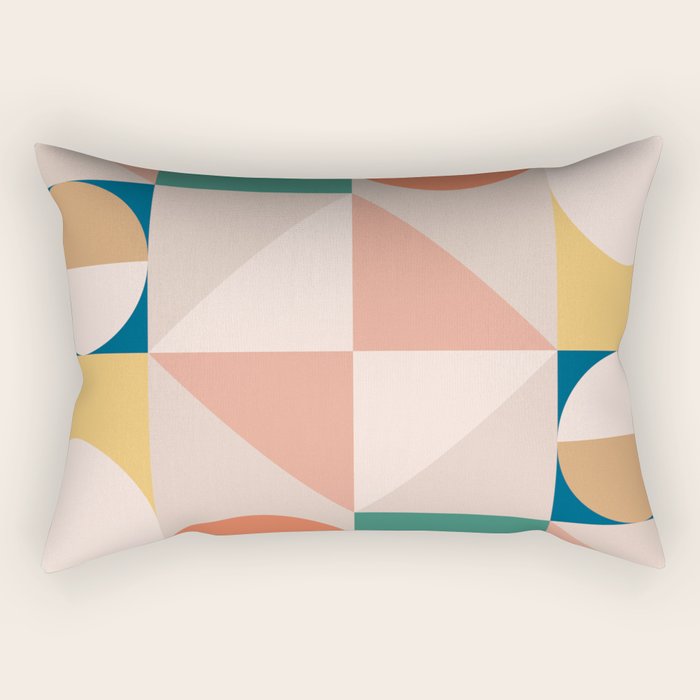 Modern Geometric 73A Rectangular Pillow Gallery Image 1