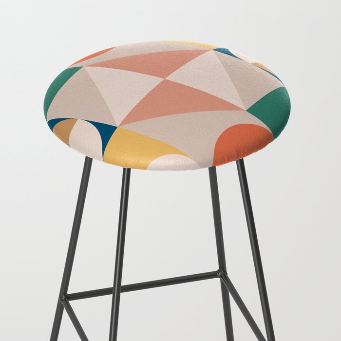 Modern Geometric 73A Stool Gallery Image 2