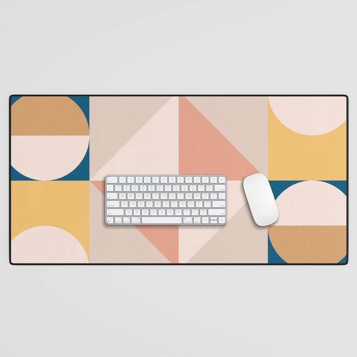 Modern Geometric 73A Desk Mat Gallery Image 1