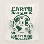 Earth Silent Disco Wall Tapestry Gallery Image 4