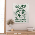 Earth Silent Disco Wall Tapestry Gallery Image 2