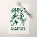 Earth Silent Disco Wrapping Paper Gallery Image 1