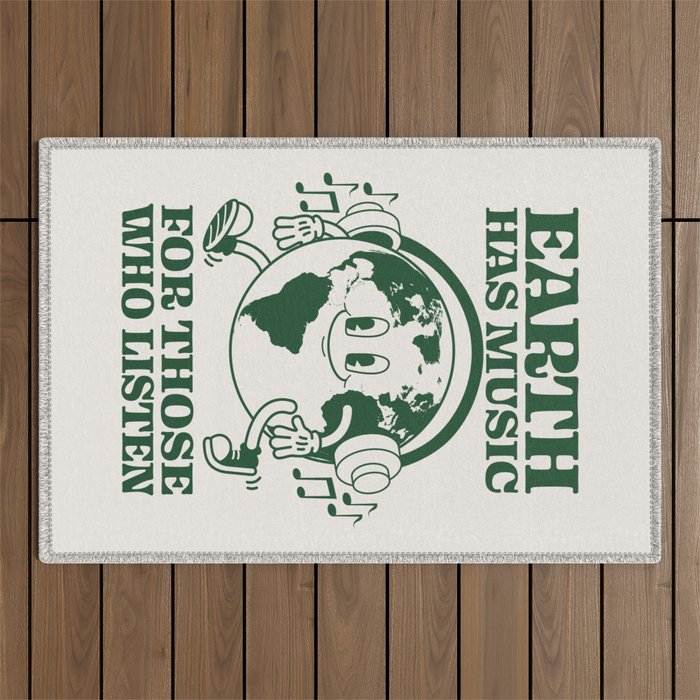 Earth Silent Disco Outdoor Rug Gallery Image 1