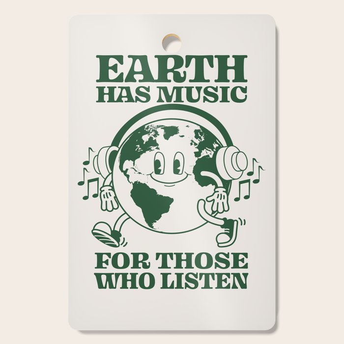 Earth Silent Disco Cutting Board Gallery Image 1