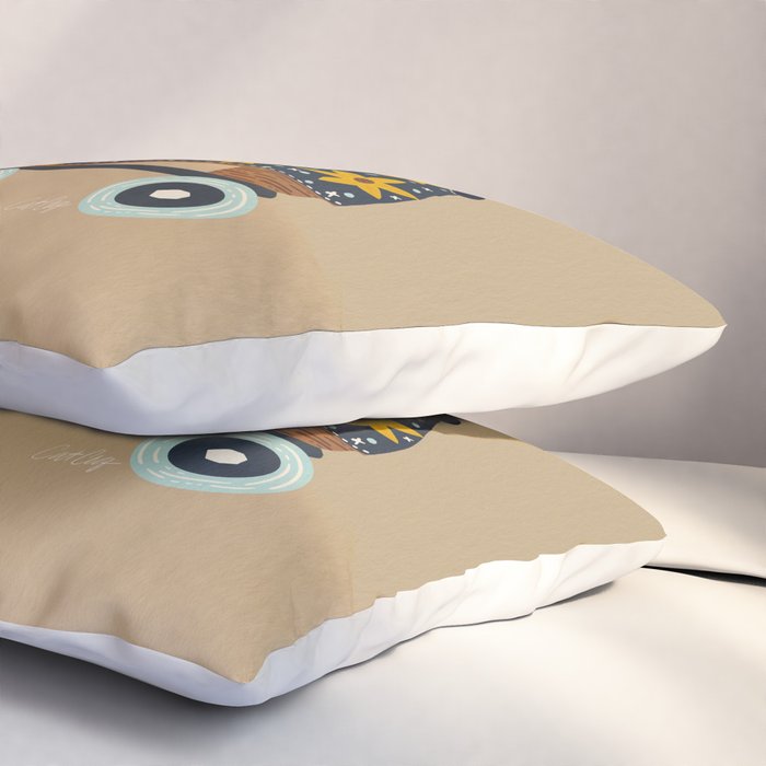 Retro Roller Skates - Teal & Yellow Palette Pillow Sham Gallery Image 3