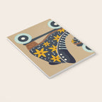 Retro Roller Skates - Teal & Yellow Palette Notebook Gallery Image 3