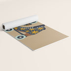 Retro Roller Skates - Teal & Yellow Palette Yoga Mat Gallery Image 2