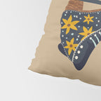 Retro Roller Skates - Teal & Yellow Palette Pillow Sham Gallery Image 4