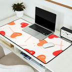 Heart Lollipops - Peach Palette Desk Mat Gallery Image 2