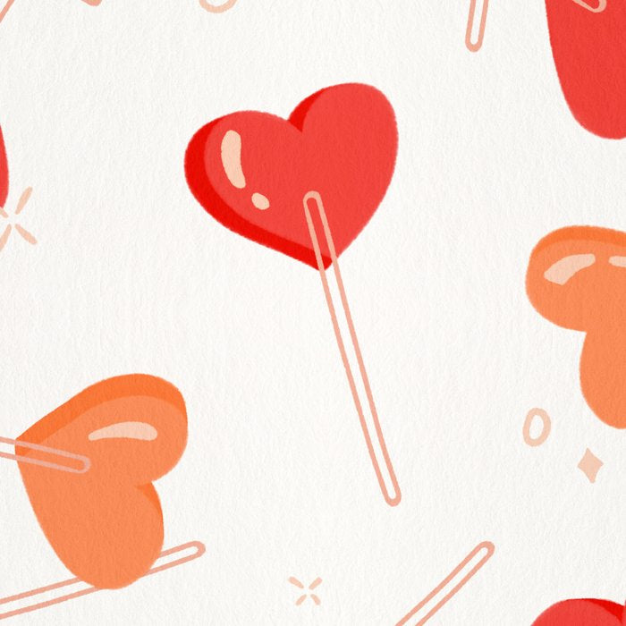Heart Lollipops - Peach Palette Coffee Mug Gallery Image 2