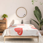 Heart Lollipops - Peach Palette Comforter Gallery Image 3