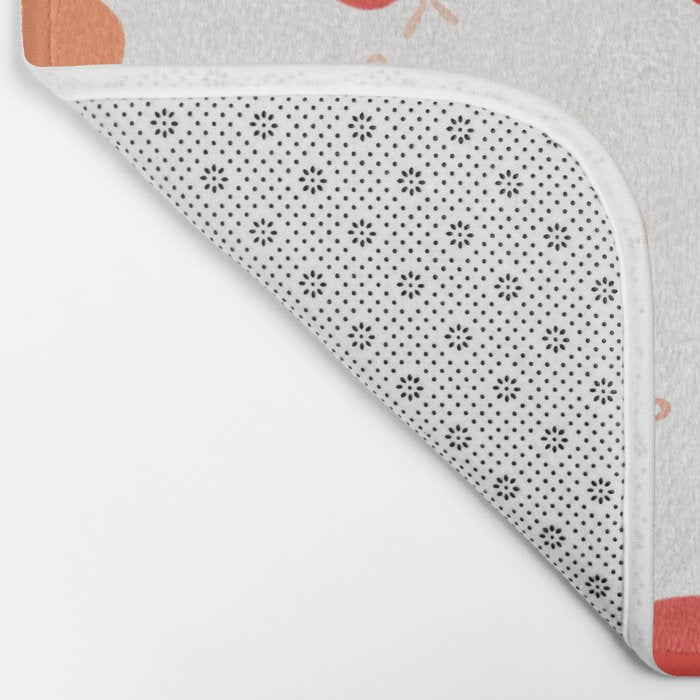 Heart Lollipops - Peach Palette Bath Mat Gallery Image 2