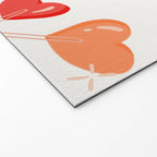 Heart Lollipops - Peach Palette Welcome Mat Gallery Image 2