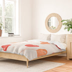 Heart Lollipops - Peach Palette Duvet Cover Gallery Image 2