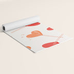 Heart Lollipops - Peach Palette Yoga Mat Gallery Image 2