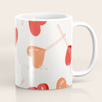 Heart Lollipops - Peach Palette Coffee Mug Gallery Image 1