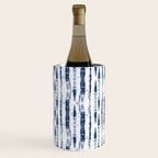 Shibori Stripes 2 Indigo Blue Wine Chiller Gallery Image 3