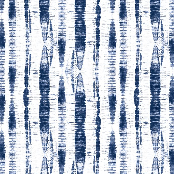 Shibori Stripes 2 Indigo Blue Coffee Mug Gallery Image 2