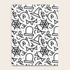 Fun halloween cartoon doodle art pattern Notebook Gallery Image 4