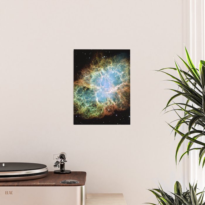 Crab Nebula (Hubble Space Telescope / ESA) Poster Gallery Image 2