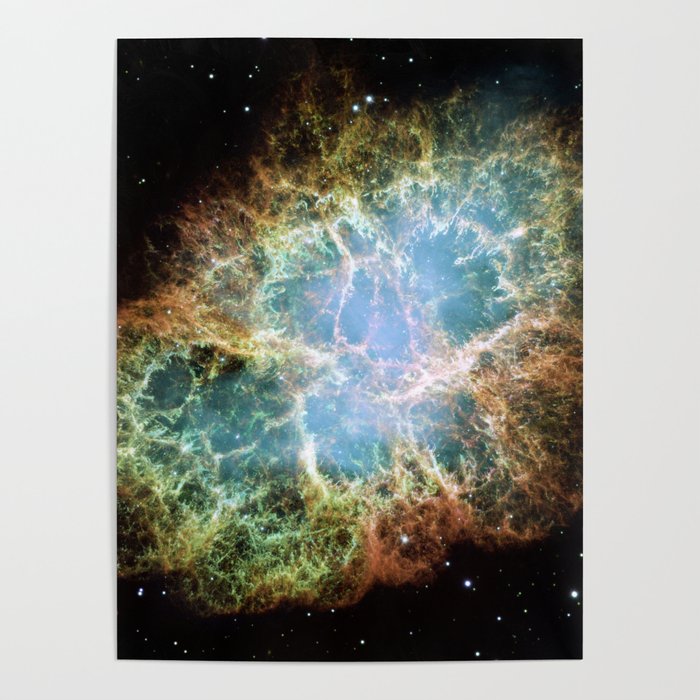 Crab Nebula (Hubble Space Telescope / ESA) Poster Gallery Image 4