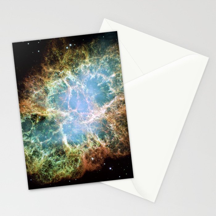Crab Nebula (Hubble Space Telescope / ESA) Stationery Card Gallery Image 2