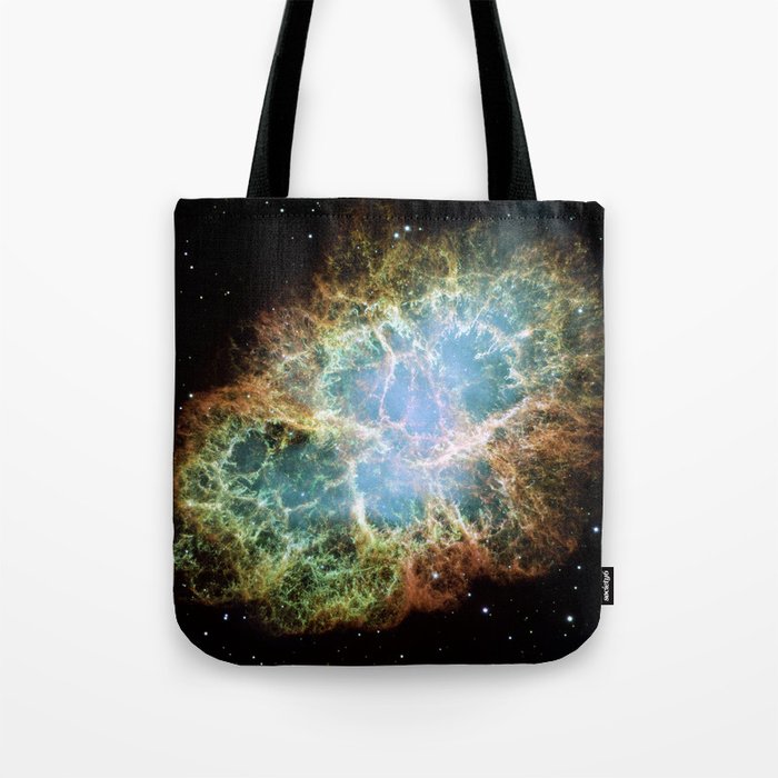 Crab Nebula (Hubble Space Telescope / ESA) Tote Bag Gallery Image 1