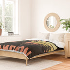 Bigfoot Hide And Seek Champion Funny Sasquatch Vintage Sunset Duvet Cover Gallery Image 2