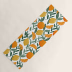 Citrus Fruit Pattern Lemons Oranges Botanical Design Yoga Mat Gallery Image 1