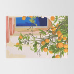 Wherever you go, go with all your heart | Summer Travel Morocco Boho Oranges | Architecture Building Rug Gallery Image 2
