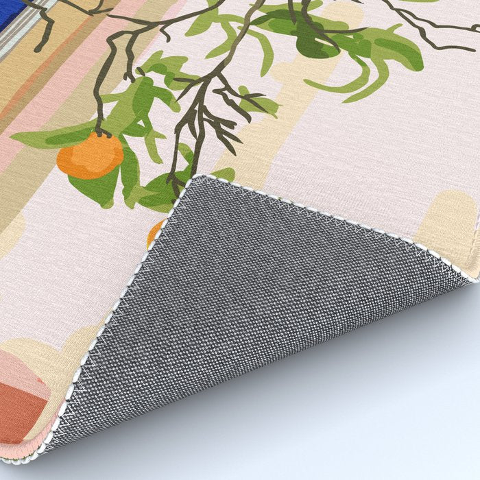 Wherever you go, go with all your heart | Summer Travel Morocco Boho Oranges | Architecture Building Rug Gallery Image 4