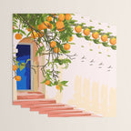 Wherever you go, go with all your heart | Summer Travel Morocco Boho Oranges | Architecture Building Wrapping Paper Gallery Image 3
