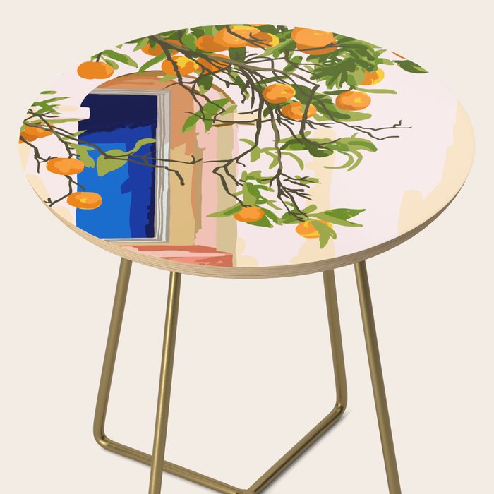 Wherever you go, go with all your heart | Summer Travel Morocco Boho Oranges | Architecture Building Side Table Gallery Image 2