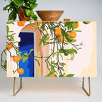 Wherever you go, go with all your heart | Summer Travel Morocco Boho Oranges | Architecture Building Credenza Gallery Image 1