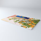 Wherever you go, go with all your heart | Summer Travel Morocco Boho Oranges | Architecture Building Rug Gallery Image 3