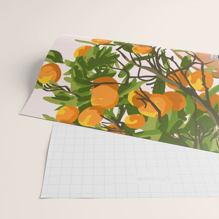 Wherever you go, go with all your heart | Summer Travel Morocco Boho Oranges | Architecture Building Wrapping Paper Gallery Image 2