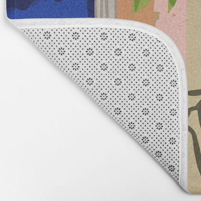 Wherever you go, go with all your heart | Summer Travel Morocco Boho Oranges | Architecture Building Bath Mat Gallery Image 2