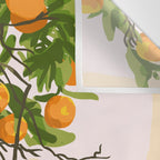 Wherever you go, go with all your heart | Summer Travel Morocco Boho Oranges | Architecture Building Wall Tapestry Gallery Image 3