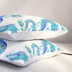 Chinese Dragon - Blue Palette Pillow Sham Gallery Image 3