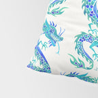 Chinese Dragon - Blue Palette Pillow Sham Gallery Image 4