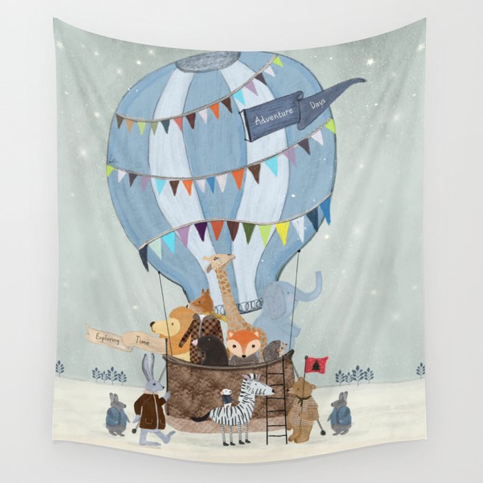 little adventure days Wall Tapestry Gallery Image 1