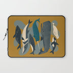Whales Ahoy Laptop Sleeve Gallery Image 1