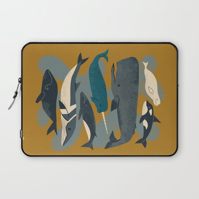 Whales Ahoy Laptop Sleeve Gallery Image 1